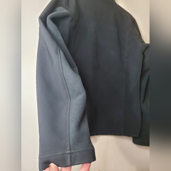 Mens Mountain Hardwear Soft Shell Fleece Jacket size Medium Black - Picture 14 of 16